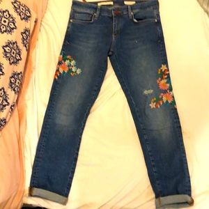 Embroidered jeans